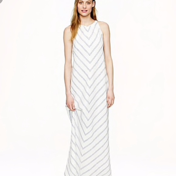 j crew linen maxi dresses